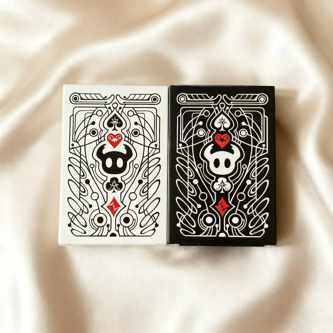 Hollow Knight Standard Tabletop Poker Card Set Black and White Playing Card Game Card Group Portable Creative Board Game Gift