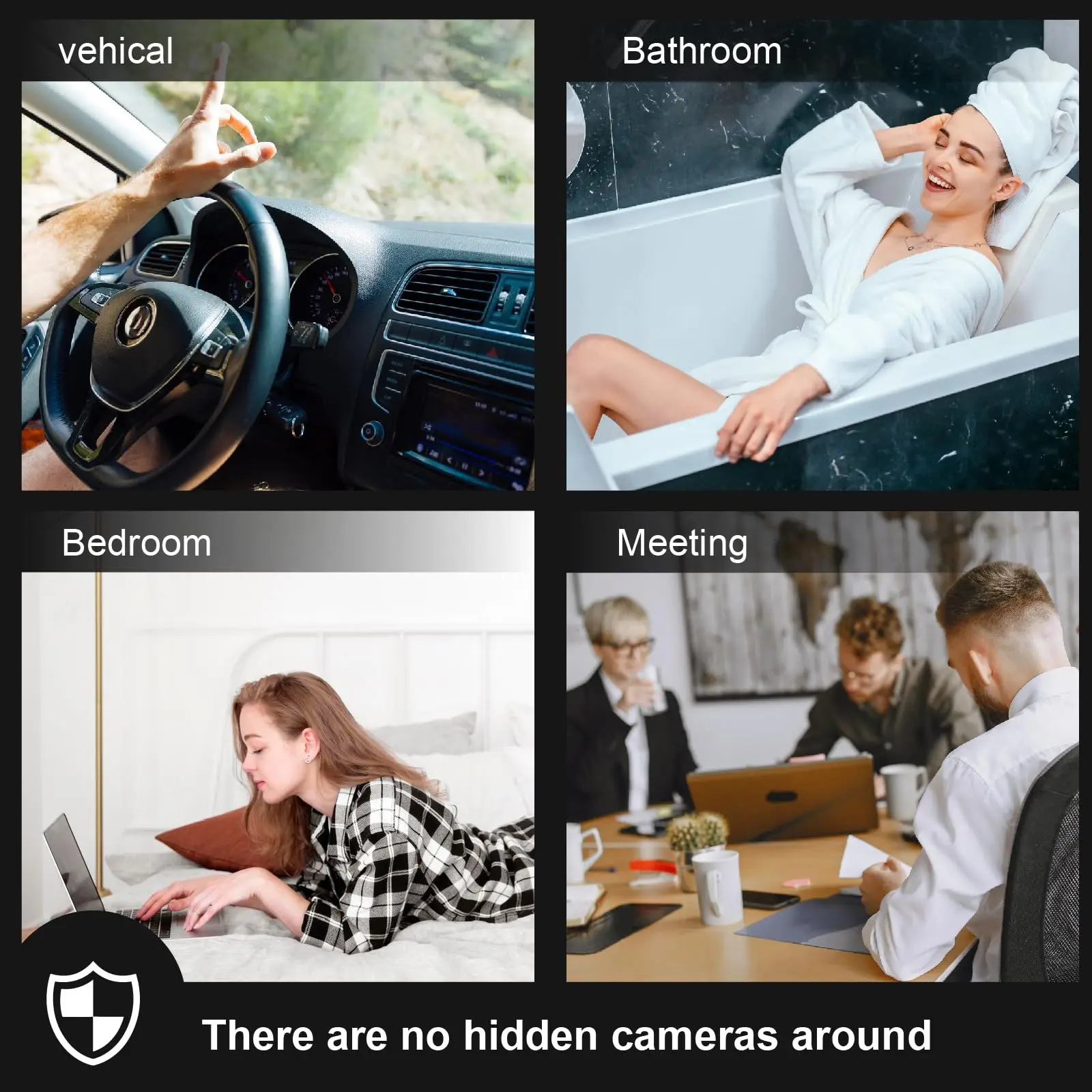 Hidden Camera Detectors Spy Camera Finder, RF Detector, Hidden Devices Detector, Bug GPS Tracker Detector