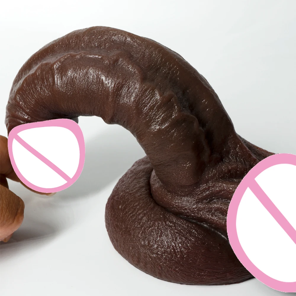 9.4 Inch Realistic Dildo Silicone Dildos Sexy Toys For Woman Men Vagina Anal Massage Silicone Layer Dildo With Suction Cup sex toys