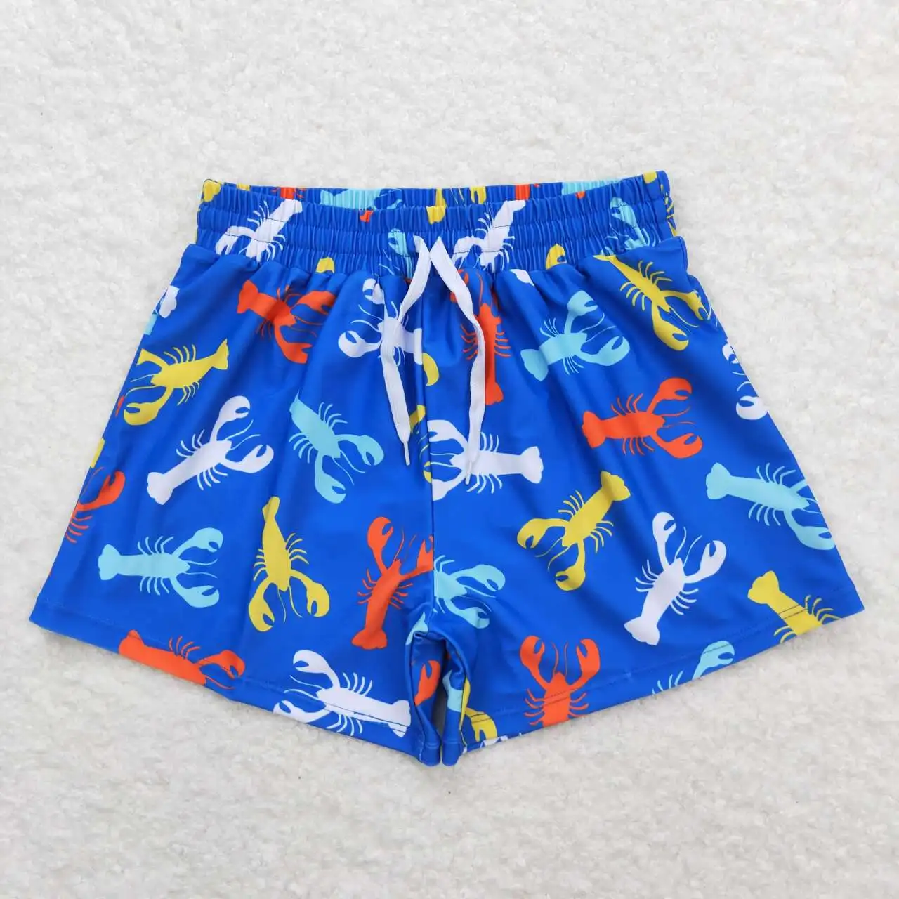 Wholesale Baby Boy Swimming Trunks Beachwear Children Toddler Fish Shorts Kid Swimsuit Children Summer Blue Swimwear Clothing 21