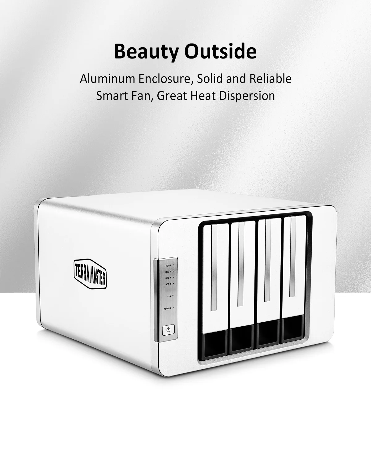 TERRAMASTER F4-423 4-Bay High Performance NAS for SMB with Quad