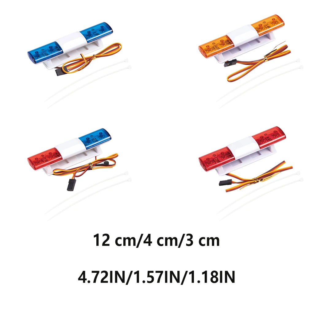 

Engineering Light Convenient Flashing LED Bar Alarming Lamp Low Energy Consumption 1/10 1/8 RC Car Parts