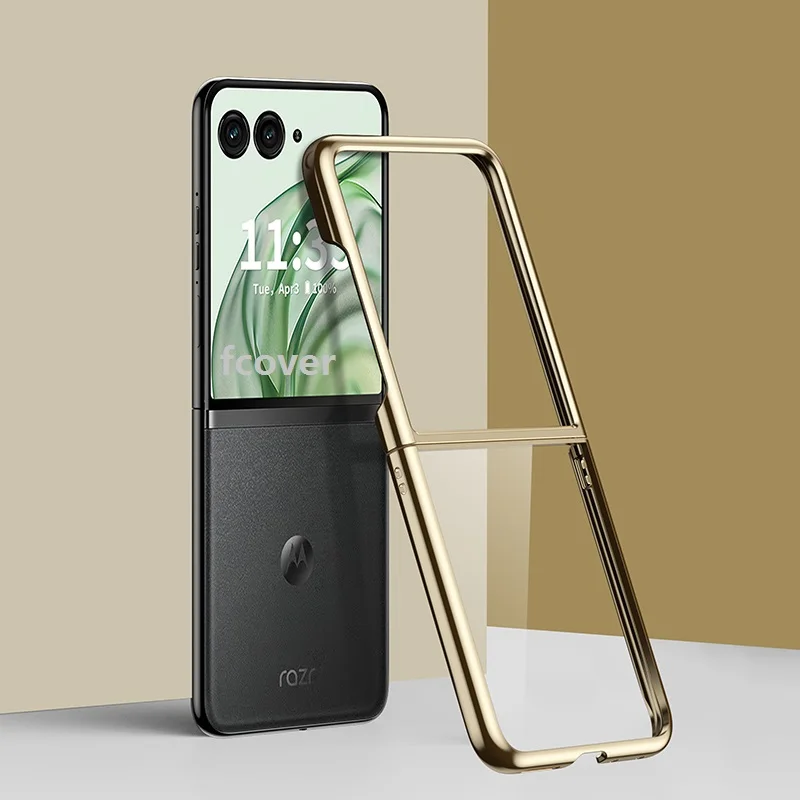 Clear Back Hard Protection Case with Frame Plating