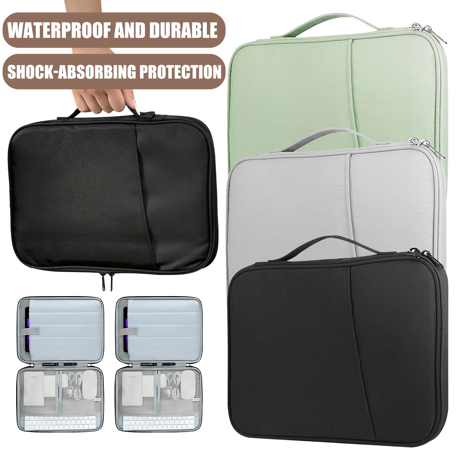 Stylish Nylon Tablet Sleeve Bag - Premium Protective Carrying Pouch