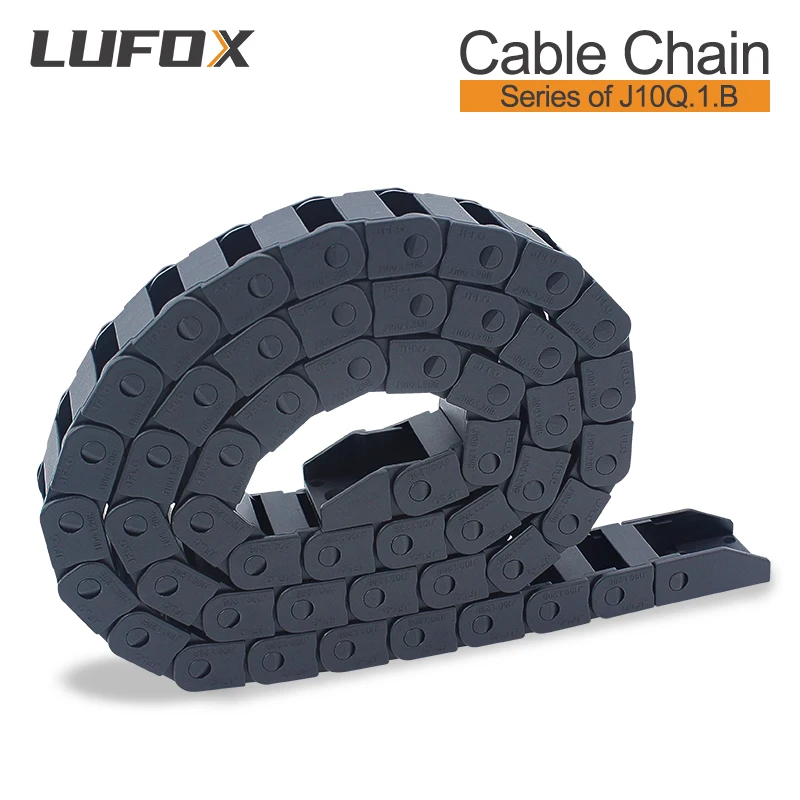 Hight Quality 1meter Cable Drag Chain Bridge type cannot be opened Series of J10Q.1.B 10*10 10*15 10*20 Bending radius R18 28 38