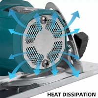 Makita – scies circulaires électriques sans balais, outil de coupe sans fil de 5 pouces, outils portatifs pour le travail du bois, batterie 18V 5