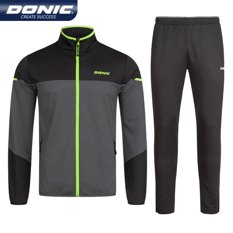 DONIC Table tennis clothes sportswear long sleeve ping pong t-shirts Sport Jerseys tops 88210 jacket coat