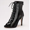 2023 New Sexy Women Heels Comfort   Peep Toe Boot Stilettos Jazz Dance Ballroom Suede Sole Customizable Sexy Stilettos Big Size 3