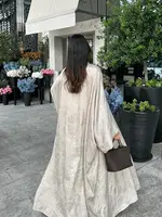 Ramadan Eid ouvert dubaï luxe Abaya Damen modeste Kimono manteau 2025 musulman pour les femmes Islam vêtements Kebaya Robe Femme Musulmane 2