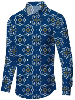 Spring/Summer Men's Fashion Casual Long Sleeve Shirt Comfortable New Style 2025 5