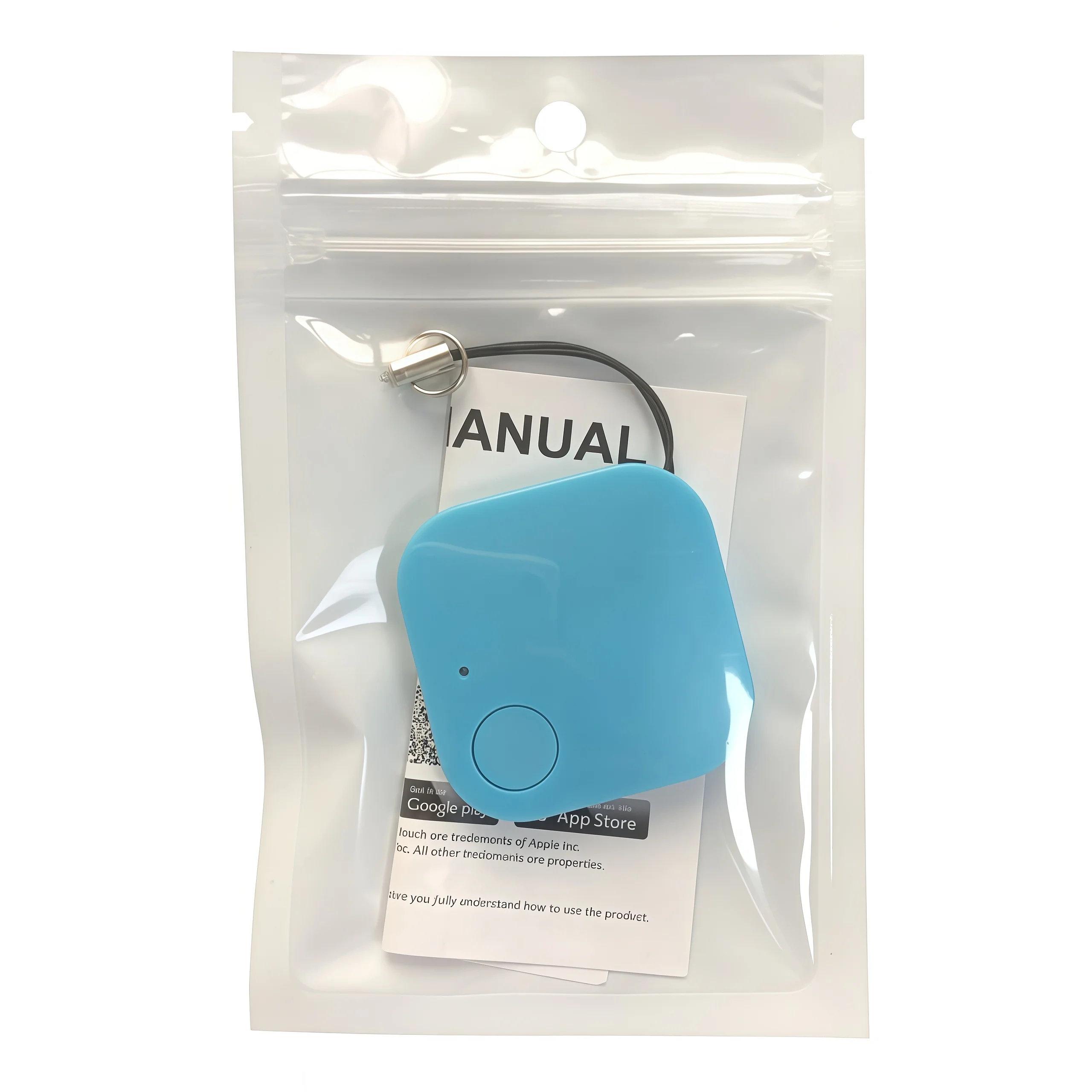 Compact Bluetooth Anti-Lost Tracker - Smart GPS Locator for Keys, Wallet, Pets & More