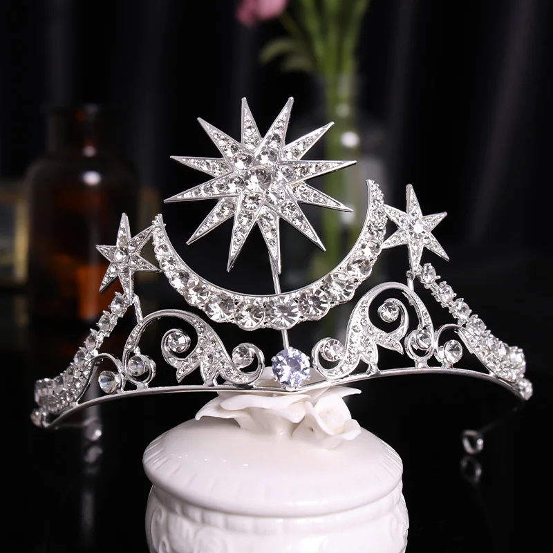 

Sun Goddess Stars Sun Special Accessories for Hair Bridal Headdress True Beauty Women's Crown