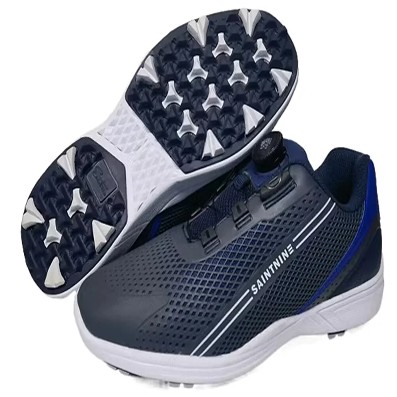 

Professional golf shoes non-slip waterproof button men's