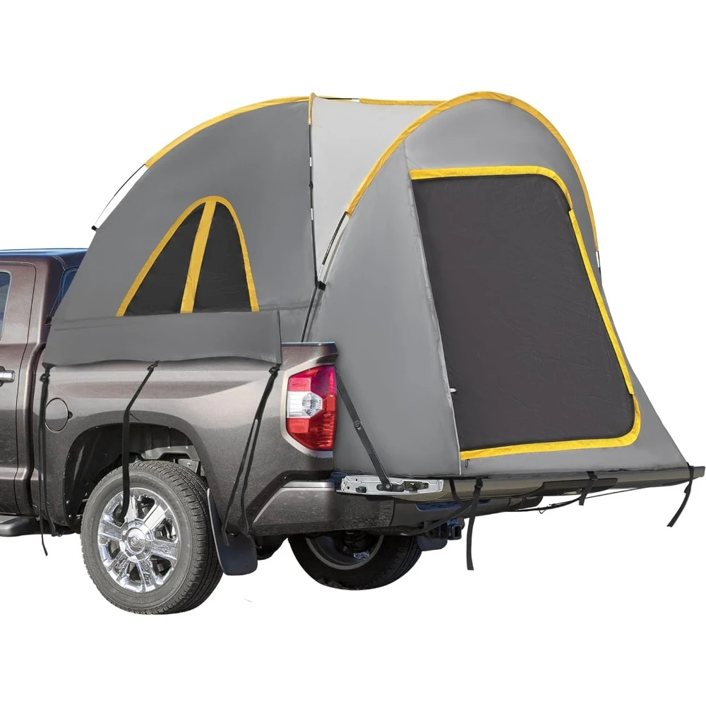 

Tent for Pickup Truck , Waterproof PU2000mm Double Layer for 5.5-6.5 FT Truck Bed, Portable Truck Bed Tent for Camping Tent