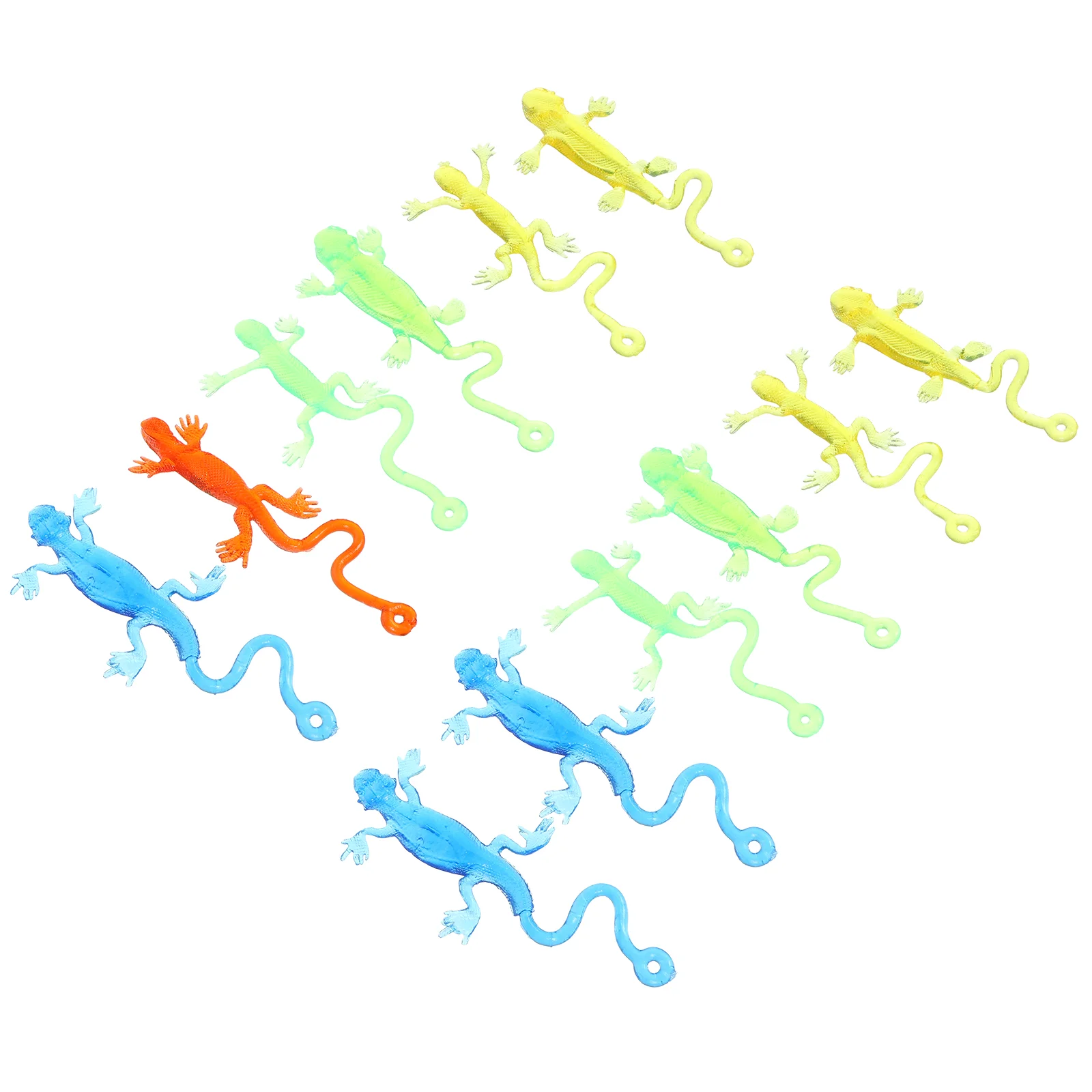 

Stobok Sticky Lizard 24Pcs Funny Sticky Toys Lizard Toy Sticky Hands Lizard Gecko Figures Toys Stretchy Sticky Lizards