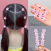 10PCS New Flower Princess Girls Lovely Hair Buckle Hairpins Children Headwear Hairgrip Hair Clips Hair Accessories