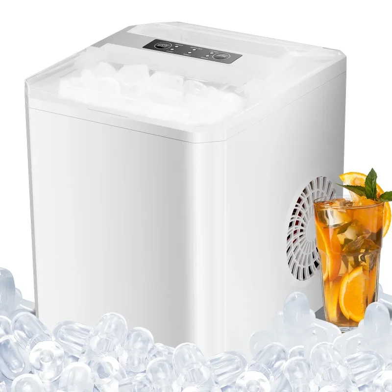 Portable Countertop Ice Maker with Self Cleaning