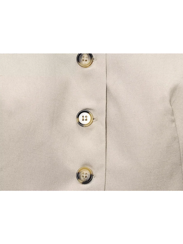 TFMLN Summer Elegant Vest Dress For Women Chic Patchwork Square Neck Sleeveless High Waist Splice Long Dress Fashion High Street