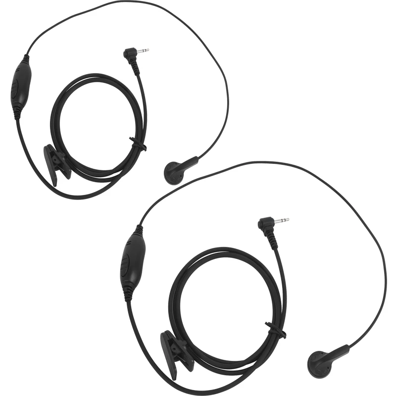 RISENKE-T60 T80 Headset with Mic, PTT for Motorola, T6, MH230R, MH230TPR, MR350R, MS350R, MT350R Radio, 1 Pin, 2.5mm Earpiece