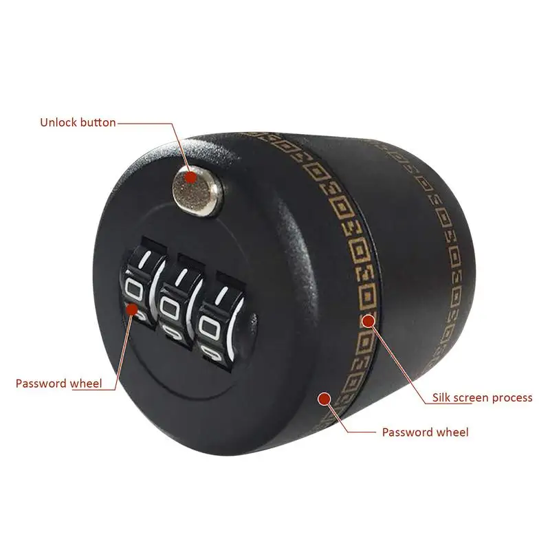 Combination Lock Wine Liquor Bottle Wine Bottle Top Stopper Password Code Lock 26mm To 28mm digit combination lock combination lock
