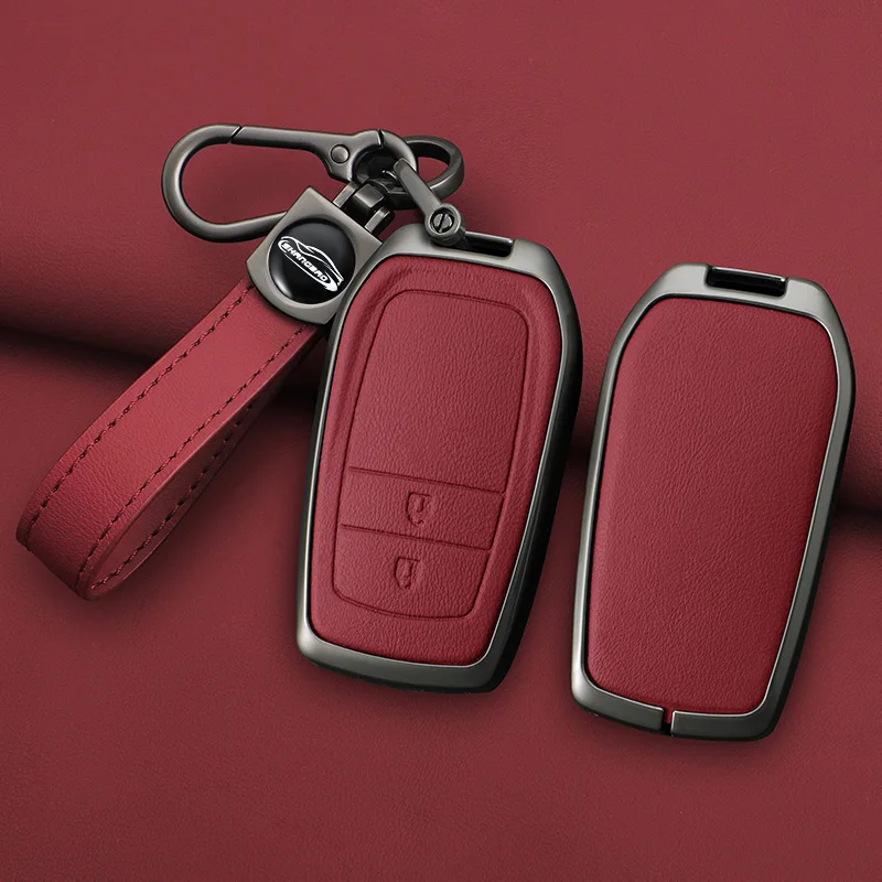 Portachiavi Per Auto Fob Cover Holder Shell Per Toyota Yaris Cross Hilux Innova Fortuner Camry Land Cruiser 200 300 Prado Crown Tlk 200