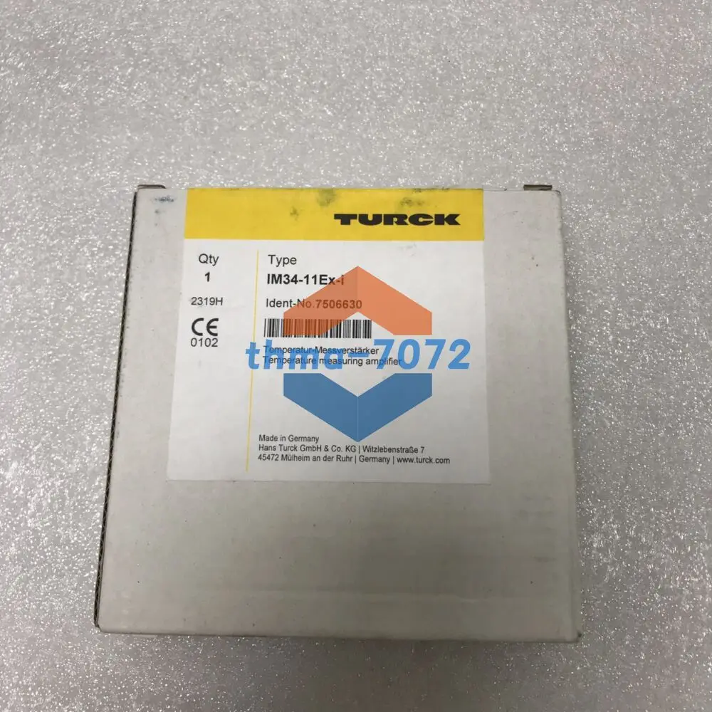 

Turck 1Pc IM34-11EX-I 7506630 Новинка