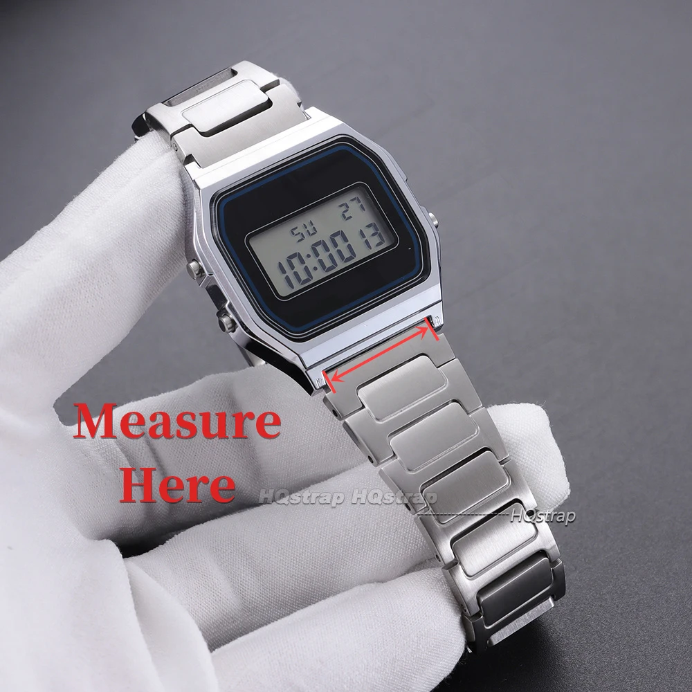 Sleek Quick Release Stainless Steel Smart Watchband Replacement Strap