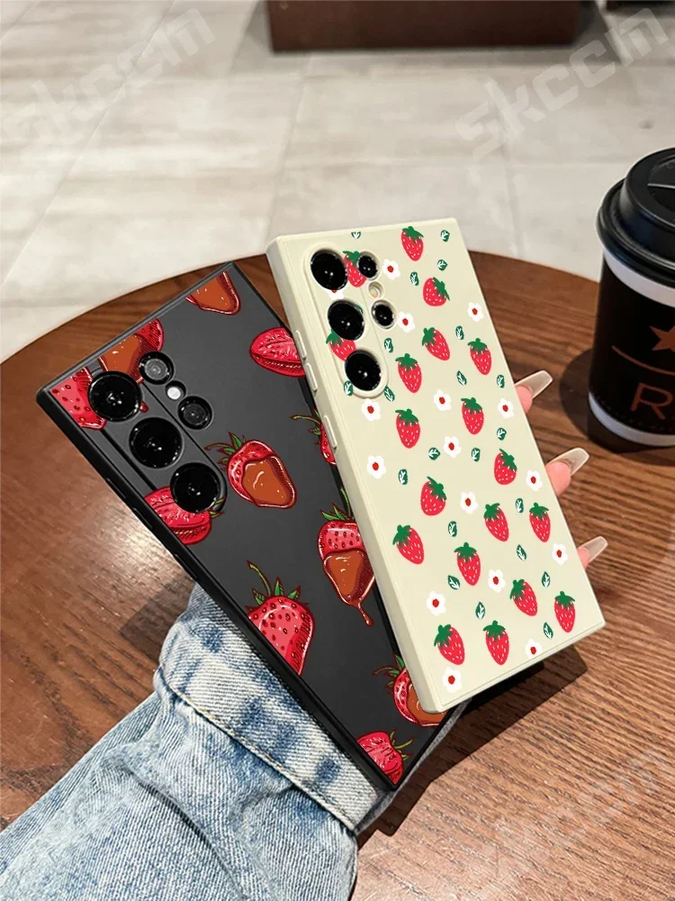Strawberry Pattern Phone Case Cover