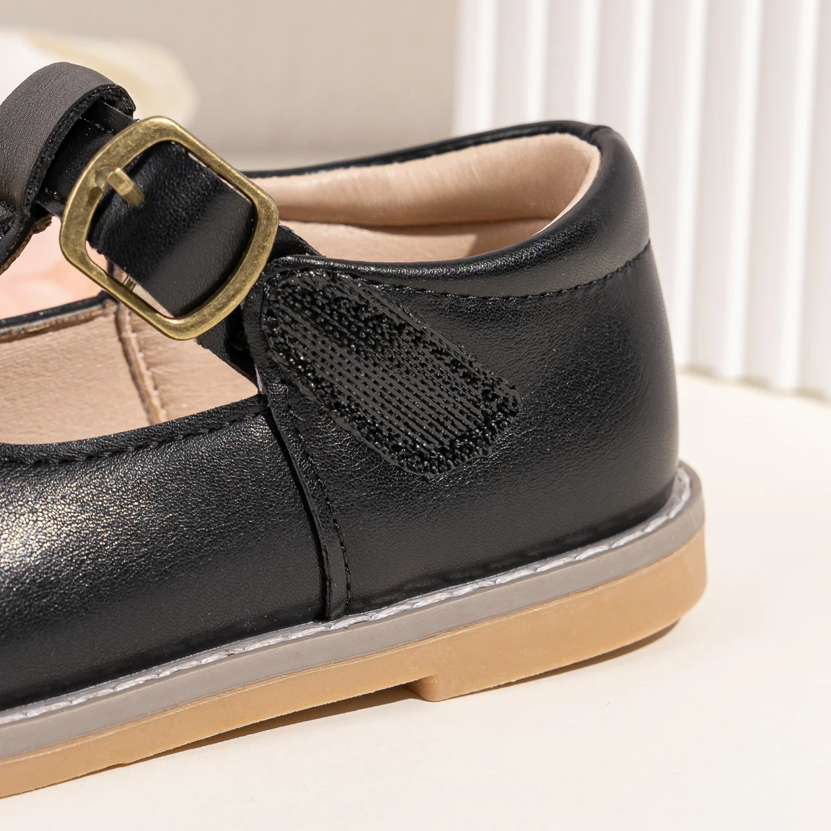 Neue Kinder Retro Leder Schuhe Kinder Mode Design Gummi Weiche Anti-Slip Flache Sohle Jugendliche Teenager Casual Wanderschuhe – Detail 13