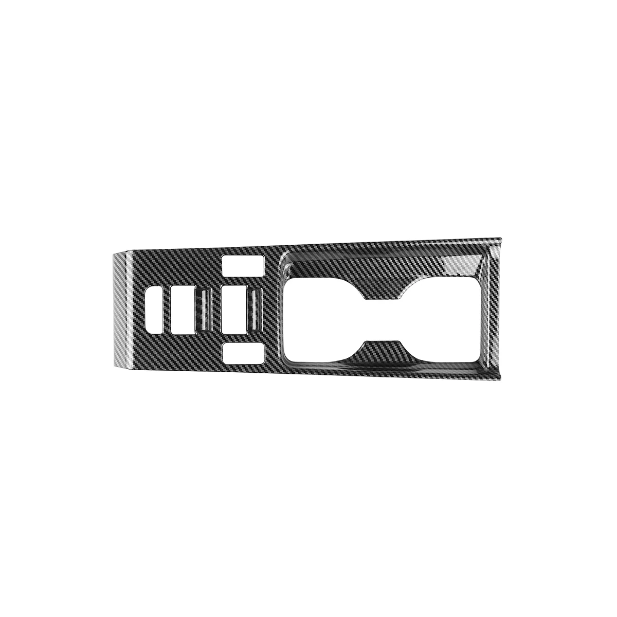 

Car Carbon Fiber Center Console Water Cup Holder Decoration Cover Trim Sticker for IONIQ 6 2022 2023+ LHD