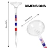 50PCS table Golf Tees Reduce Friction and Side Spin Transparent Golf Ball Holder Reusable Anti-Slip Big Cup for Golf Activities 6