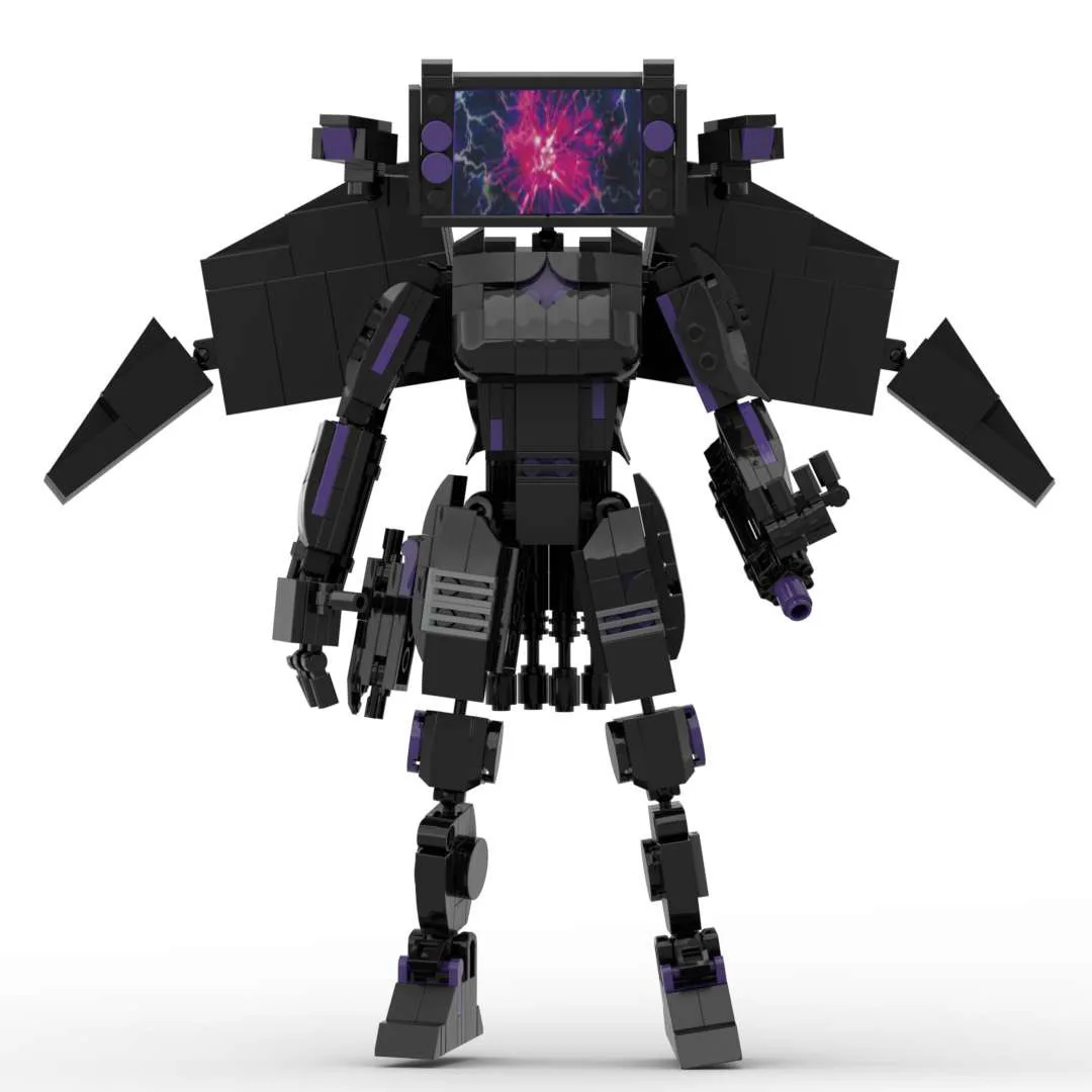 

Игрушка-конструктор MOC Skibidi для мужчин и женщин, звук в ванную комнату, Биохимический голос, игрушка «сделай сам», кирпич, подарок на день рождения и Рождество