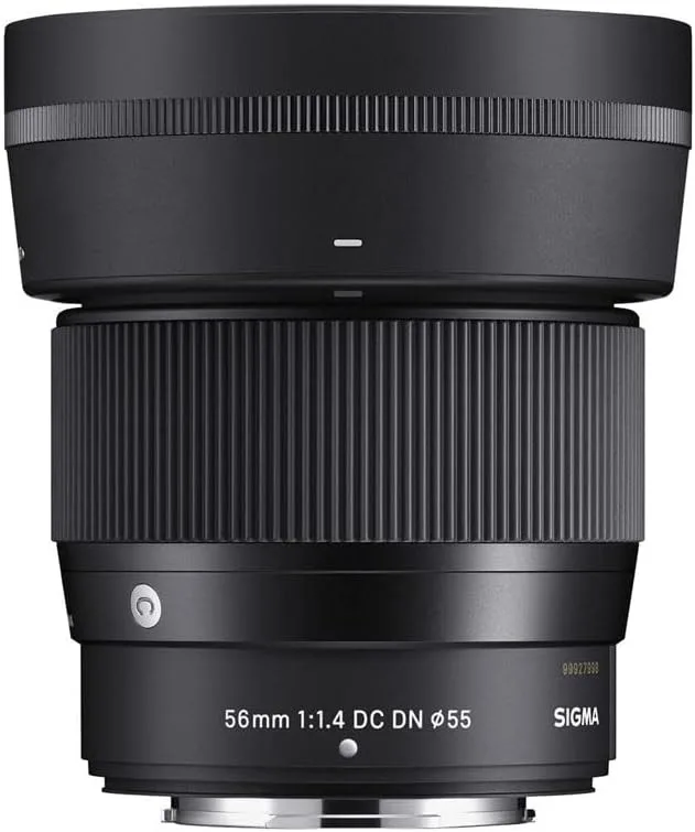 오리지널 시그마 APS-C 미러리스 카메라 렌즈 56mm F1.4 DC DN 컨템포러리 시리즈 대구경 프라임 렌즈 (캐논, 용)