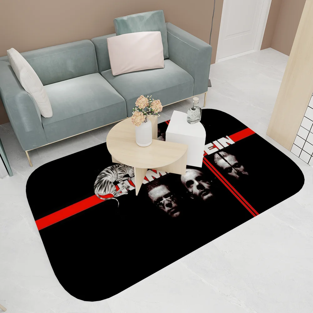 Rammstein Room Mats Cheaper Anti-slip Modern Living Room Balcony Printed Welcome Rug 4