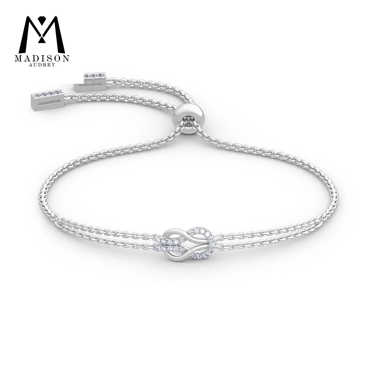 

Модные женские браслеты Madison Audury из муассанита, серебро 925 пробы, элегантный подарок, свадебные аксессуары, изящные украшения, новинка
