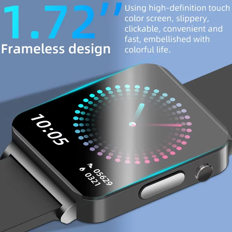 Intelligent Electronic Watch PPG+ECG Remote Care Non-Invasive Blood Glucose Automatic Detection Temperature Monitoring smart watch blood glucose monitor