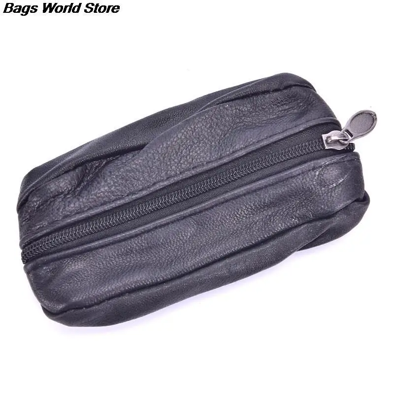 Coin Purse Mini Zipper Soft Purses Key Bags Unisex Gift Money Pocket Thin Wallets Ring Pouch Small Change Bag 1x