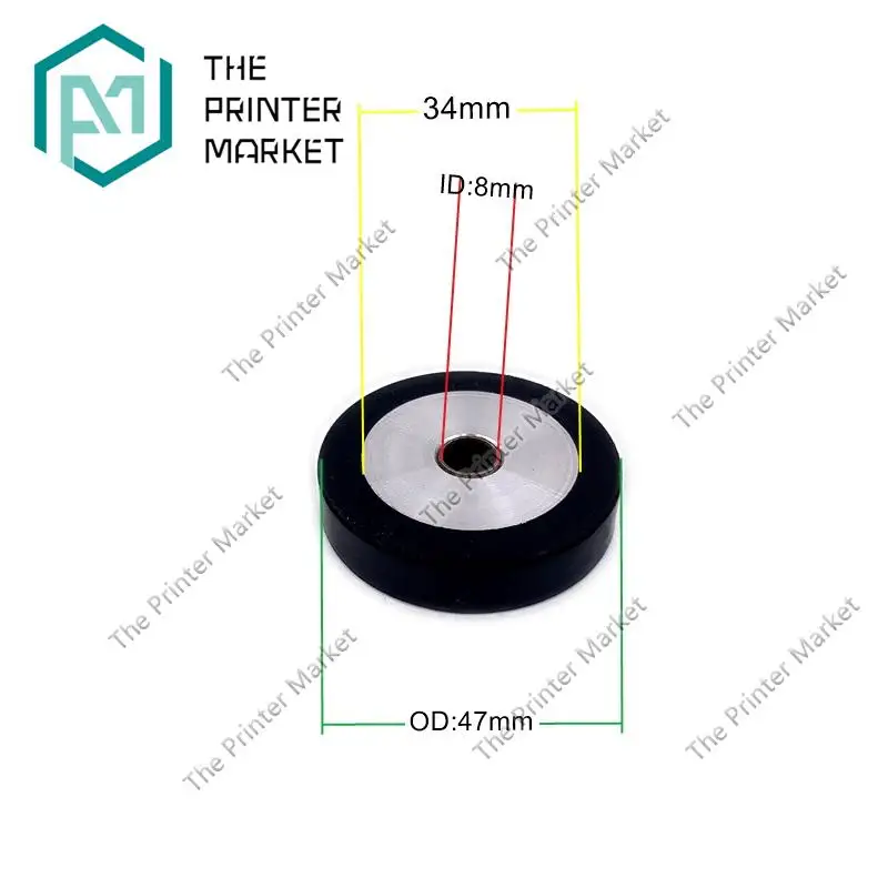 

5Pcs 41.016.270F 41.016.270 Rubber Roller 00.580.0823 Lubrication-free Bushing For Heidelberg CD74 Feeder Drive Drop Wheel