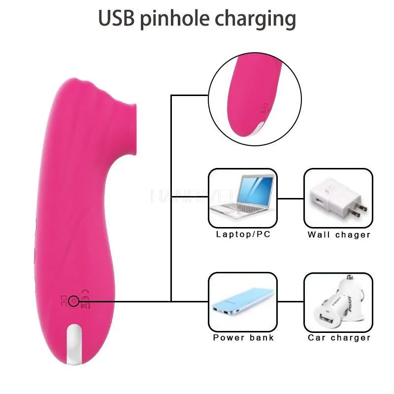 Suction device breast sucking tongue licking clitoris massage sex toys female vibrating egg massager