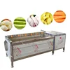 Automatic Multi-Function Brush Carrot Washing Machine Prickly Pear Vegetable Cleaning Machine Potato Washing and Peeling Machine 4