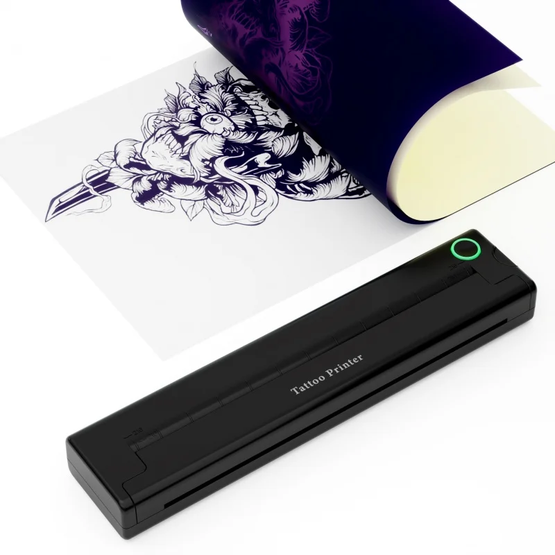 Tattoo-printer-thermal-sensitive-inkless-portable-A4-Bluetooth-wireless ...