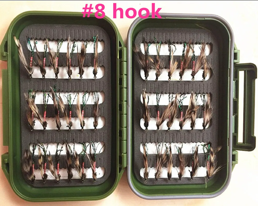 

30Pcs/Box #8 Artificial Insect Bait Lure Bee Fly Trout Artificial Fishing Lures 15mm Outdoor Fishing Insects Baits Lure Set