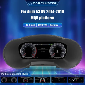 Panel de instrumentos digital para Audi A3 8V años 2014-2019 plataforma MQB Velocímetro Panel de instrumentos Cabina virtual 1