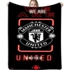 Manchester United Football Club Blanket Bed Throw Blankets for Adults Interior for Home Fluffy Soft Blankets Sofa Decoration 4