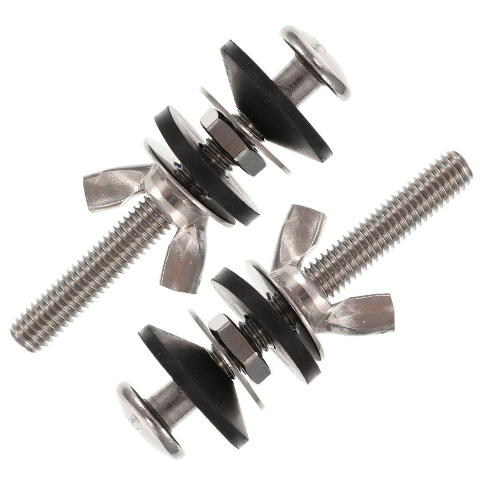 

2 Pcs Toilet Seat Hinge Bolts Closestool Fixing Screws Bathroom Toilet Screws