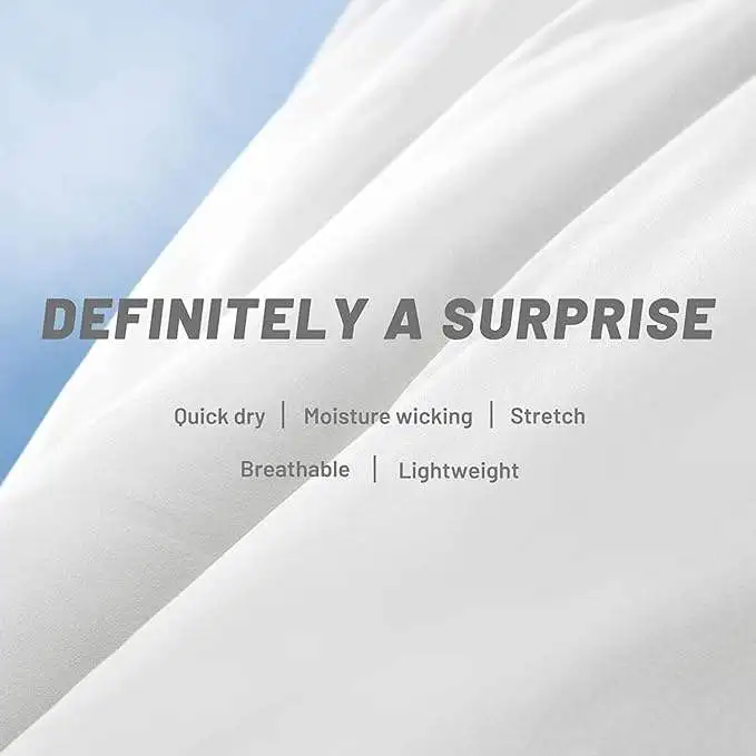 Men's shorts casual inner zipper zipper pocket elastic belt shorts cotton spandex shorts white 4