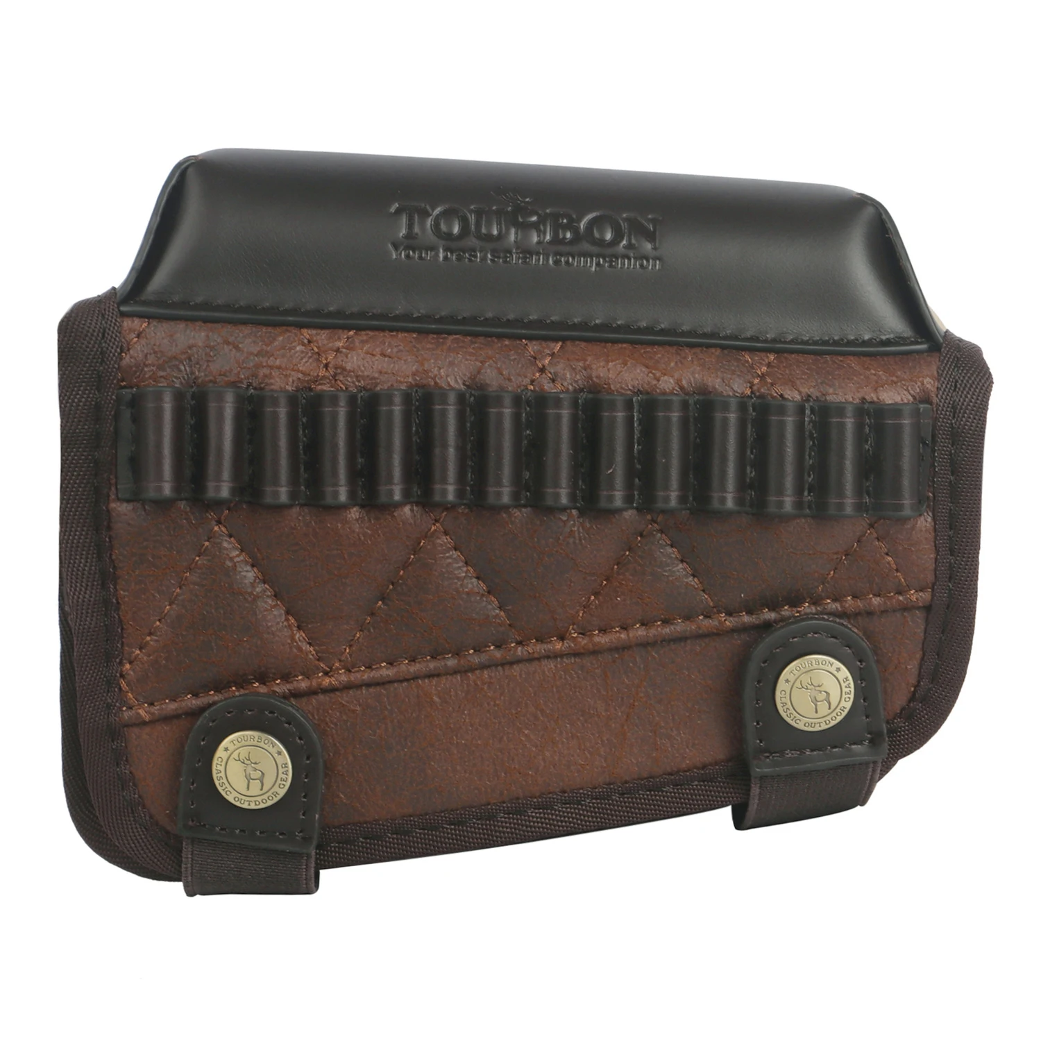 Gun Accessories Recoil Reducing Pad Tourbon Hunting Rimfire Rifle .22 LR /17 HMR Cartridges Bullet Ammo Holder Gun Buttstock Cheek Rest Riser Pad Shooting Accessory