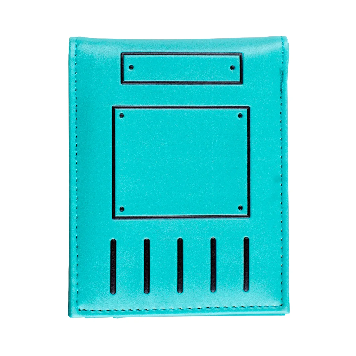 High-Quality Green Foldable Independent Gaming Machine Screen Wallet with Fashionable Embossed Card Holder And ID Seat