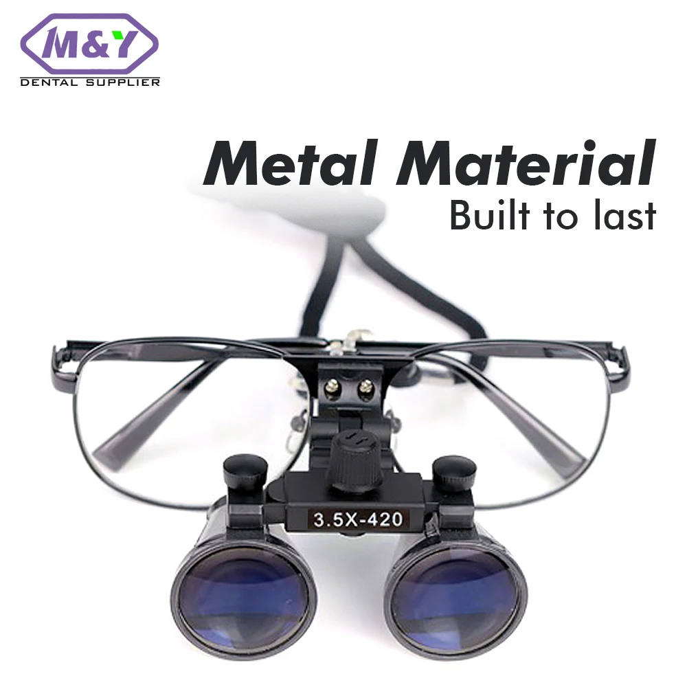 Dental Loupes 2.5x 3.5x Magnification Binocular Medical Magnifier