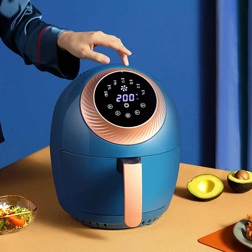 Air fryer household multi-function smoke-free electric fryer intelligent timing